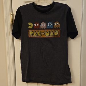 Pac-Man Graphic Tee - Black and Charcoal